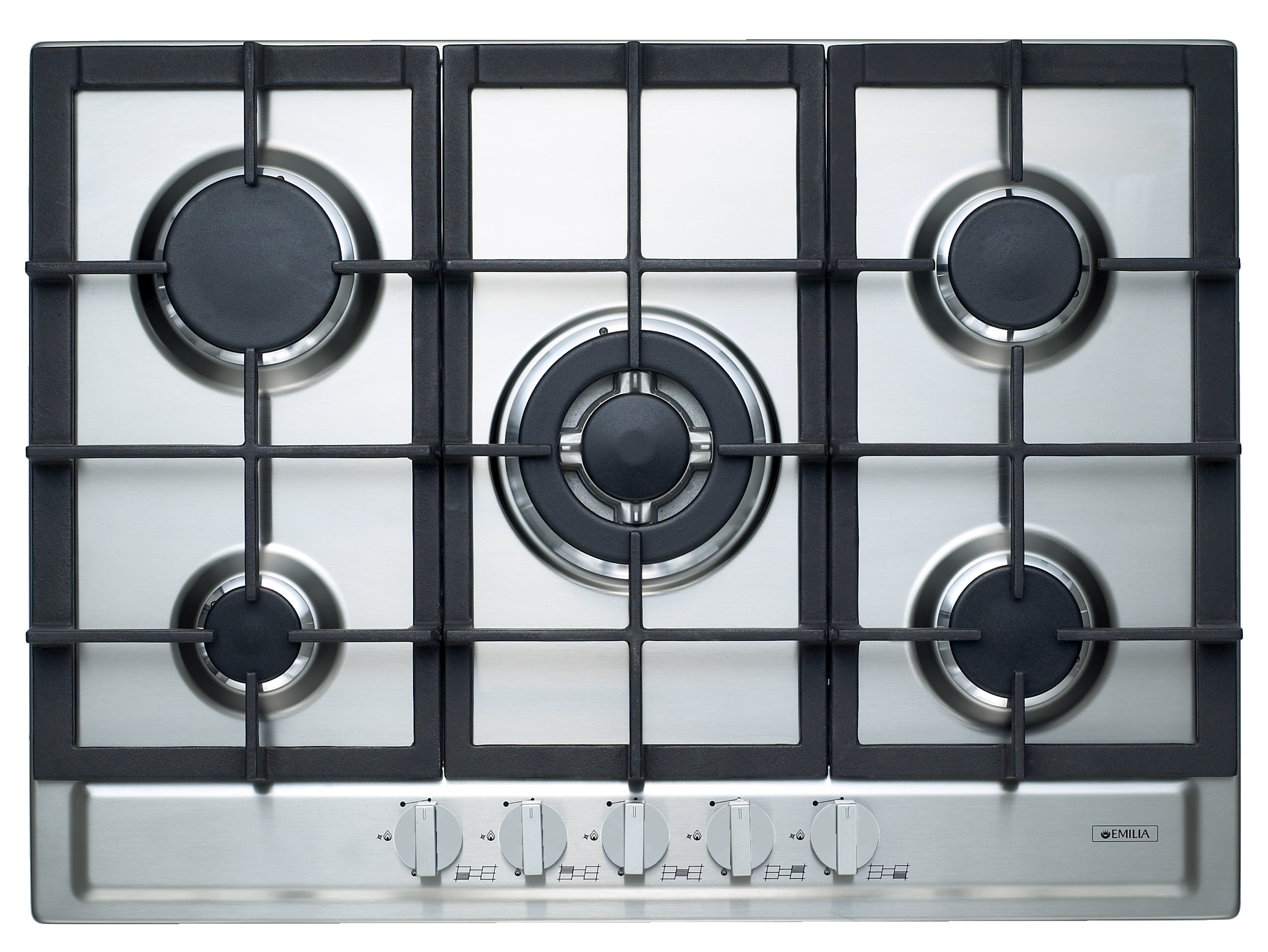 Ceramic and gas and electric and induction cooktops