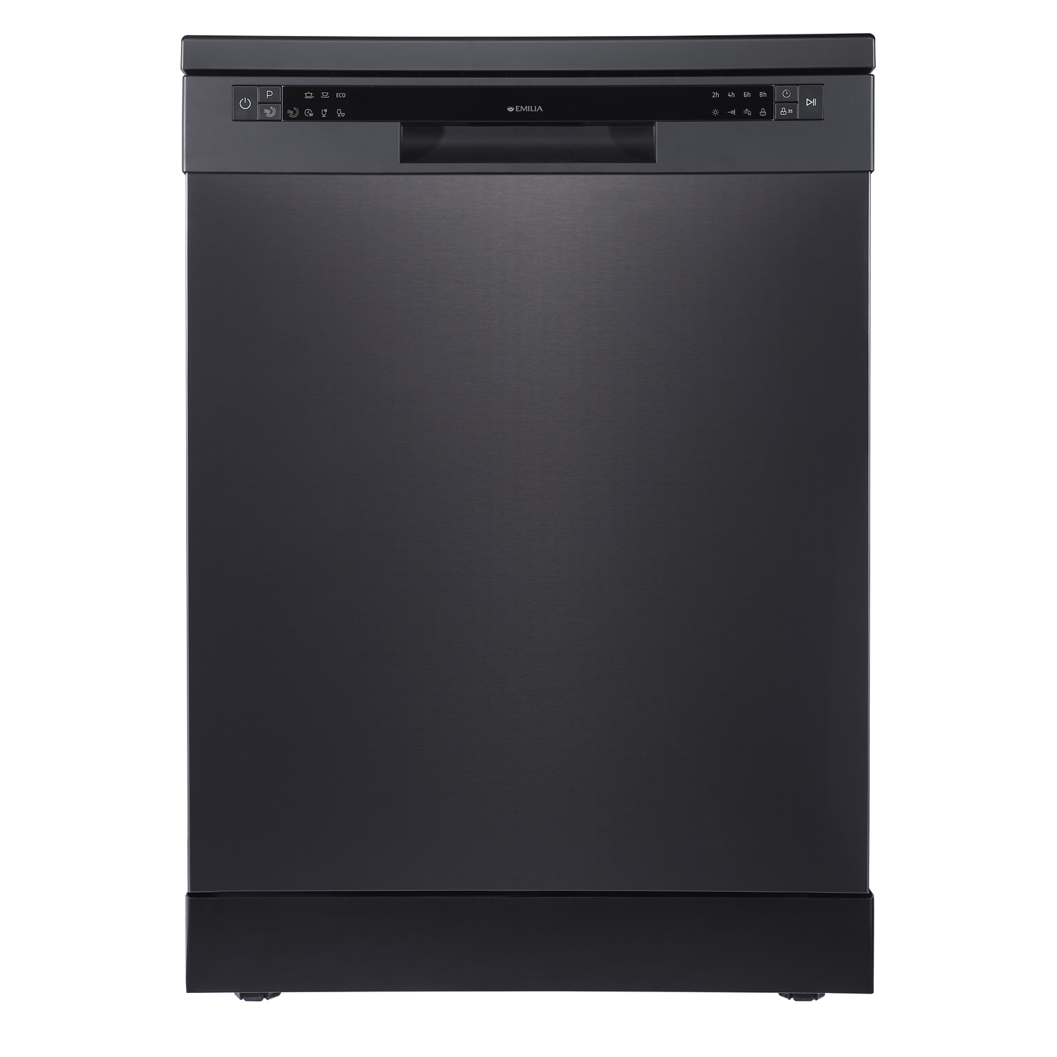 EDW64SN Black Stainless Steel Electronic Dishwasher Emilia Appliances